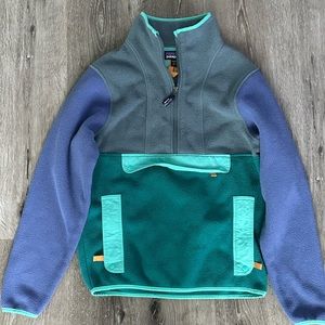 Patagonia Unisex Teal and Purple Fleece